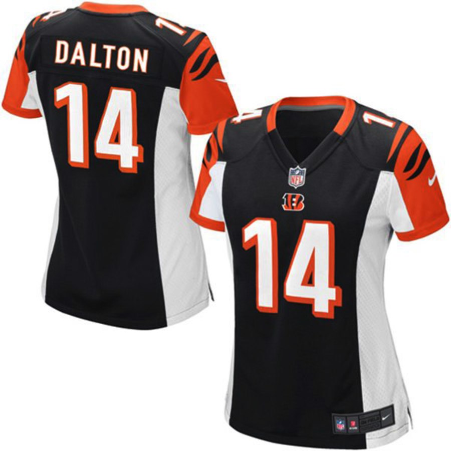 Girls Youth Cincinnati Bengals Andy Dalton Nike Black Game Jersey