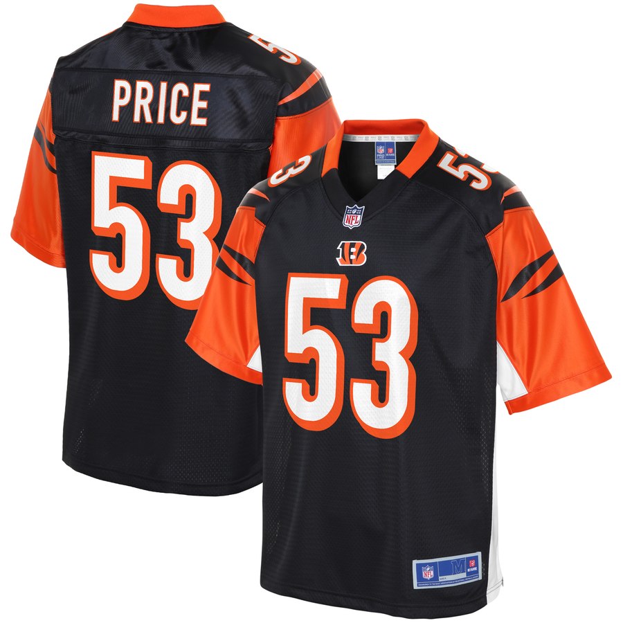 Mens Cincinnati Bengals Billy Price NFL Pro Line Black Player Jersey