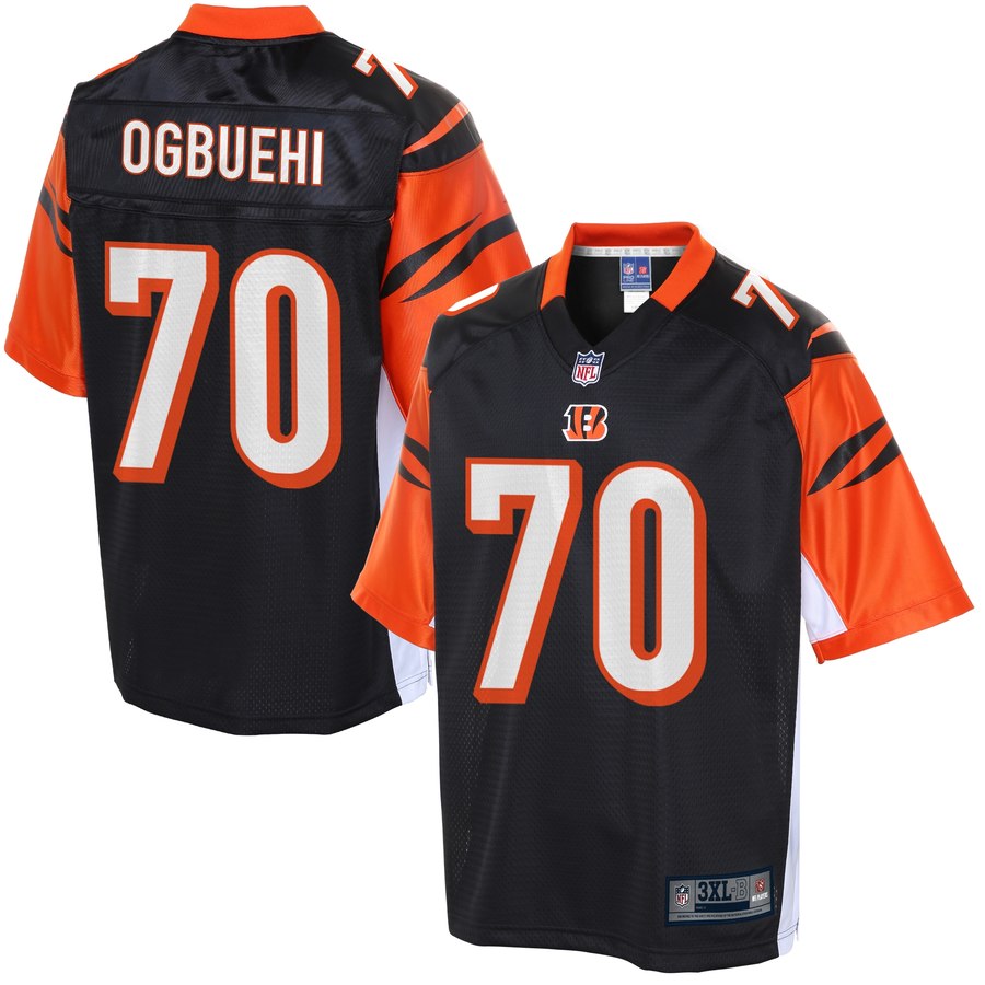 NFL Pro Line Mens Cincinnati Bengals Cedric Ogbuehi Big And Tall Team Color Jersey