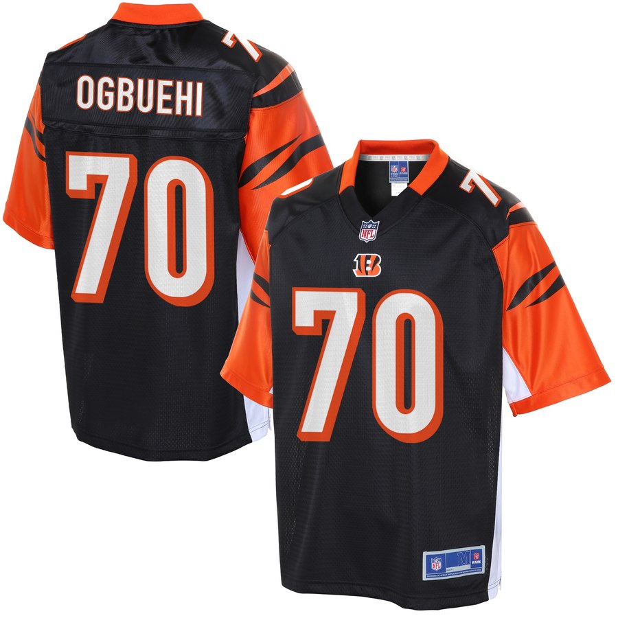 Pro Line Mens Cincinnati Bengals Cedric Ogbuehi Team Color Jersey