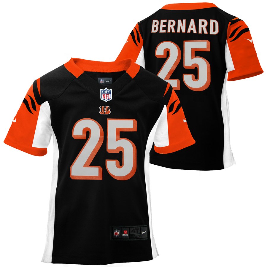 Toddler Cincinnati Bengals Giovani Bernard Nike Black Toddler Game Jersey