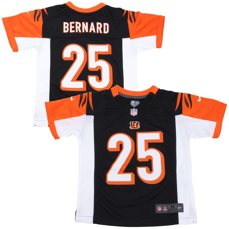 Preschool Cincinnati Bengals Giovani Bernard Nike Black Game Jersey