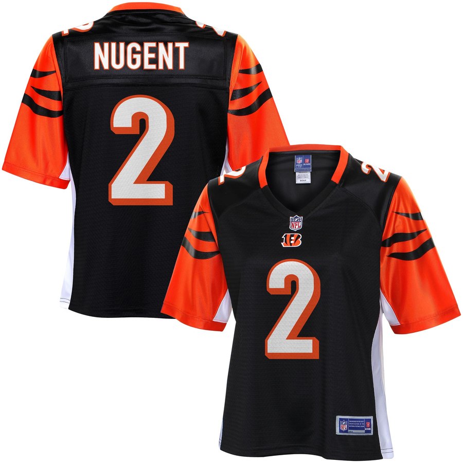 NFL Pro Line Women's Cincinnati Bengals Mike Nugent Team Color Jersey