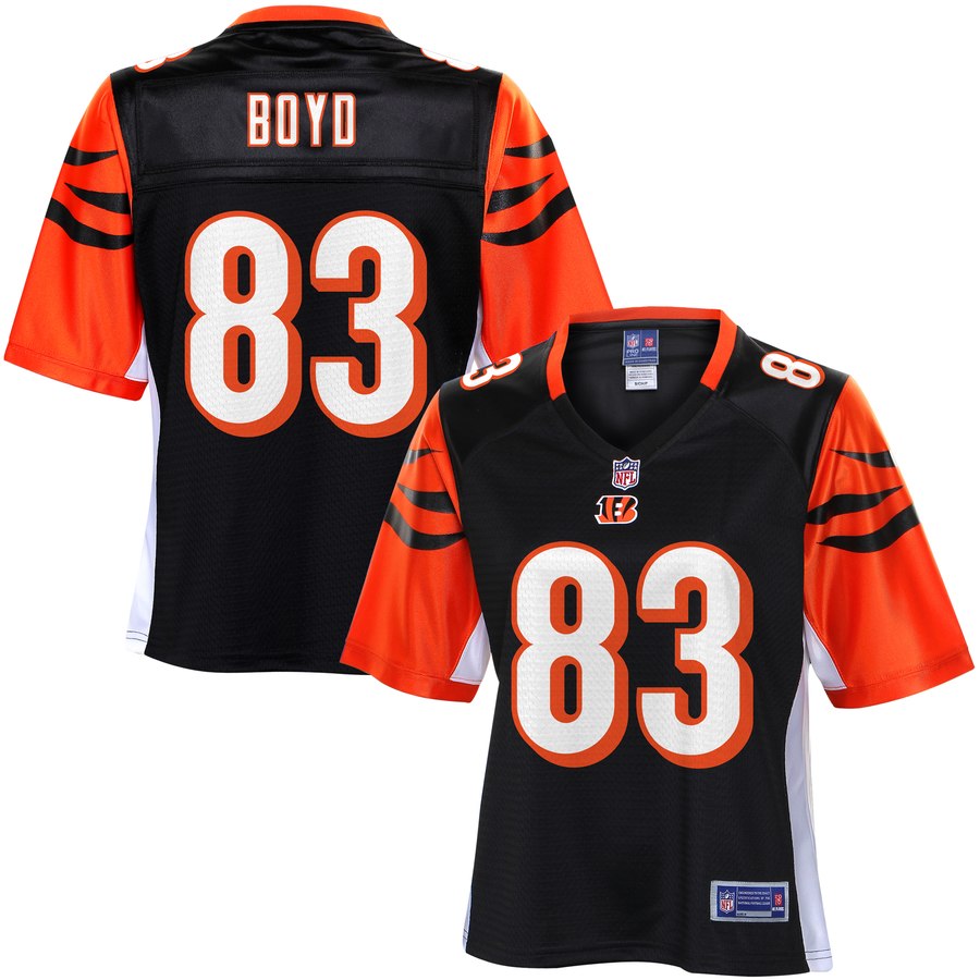 Women's Cincinnati Bengals Tyler Boyd NFL Pro Line Black Player Jersey