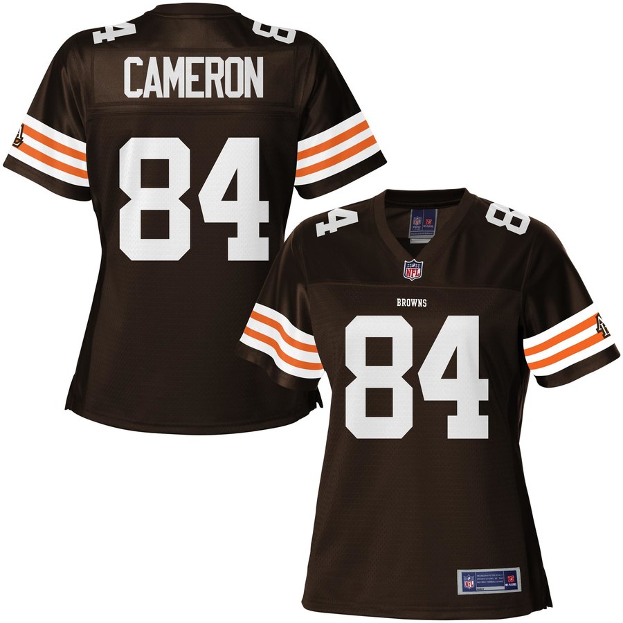 Pro Line Women's Cleveland Browns Historic Logo Jordan Cameron Team Color Jersey