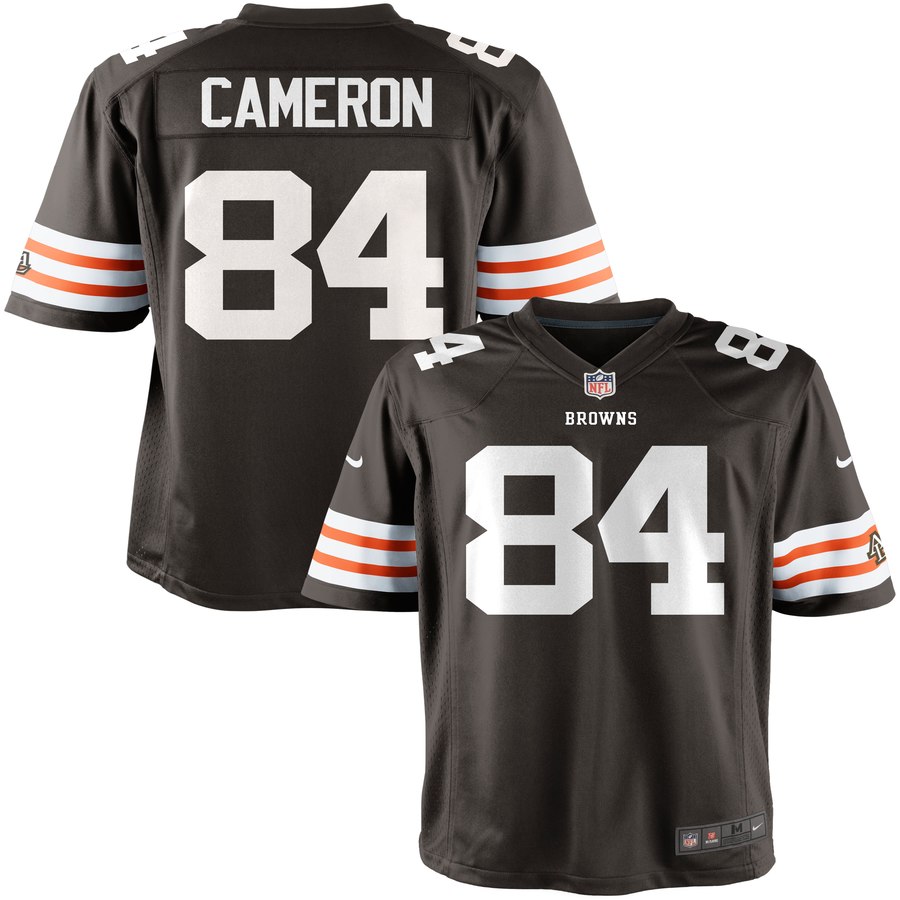 Nike Youth Cleveland Browns Historic Logo Jordan Cameron Team Color Game Jersey