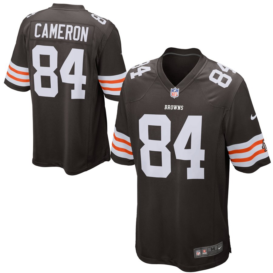 Youth Cleveland Browns Historic Logo Jordan Cameron Nike Brown Team Color Game Jersey