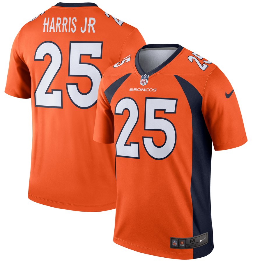 Mens Denver Broncos Chris Harris Jr Nike Orange Legend Jersey