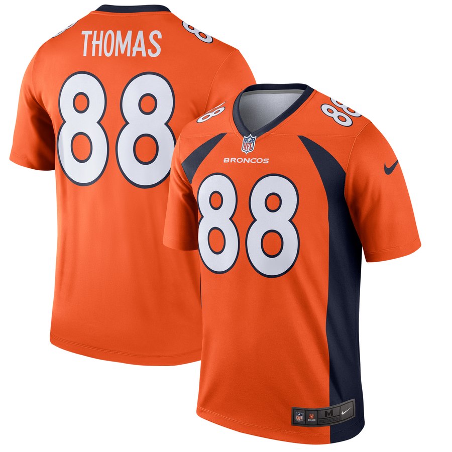 Mens Denver Broncos Demaryius Thomas Nike Orange Legend Jersey