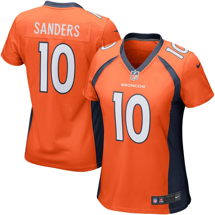 Girls Youth Denver Broncos Emmanuel Sanders Nike Orange Game Jersey