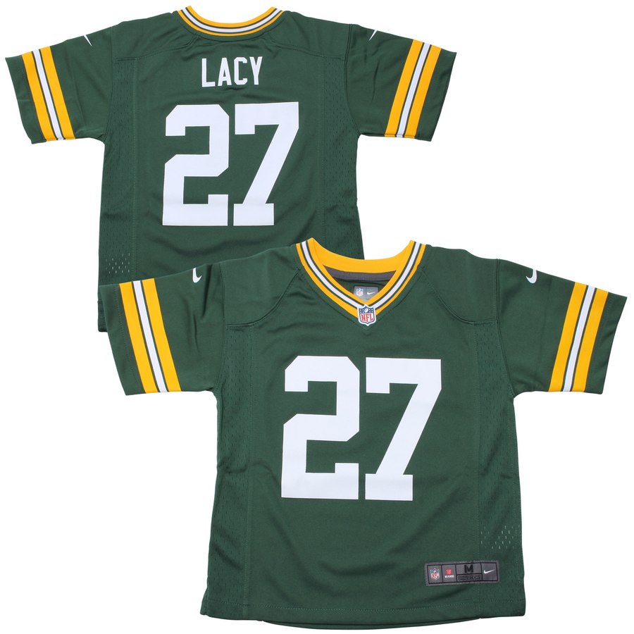 Preschool Green Bay Packers Eddie Lacy Nike Green Game Jersey