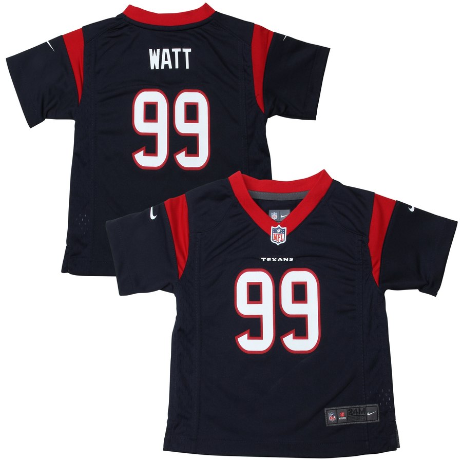 Toddler Houston Texans Jj Watt Nike Navy Blue Game Jersey