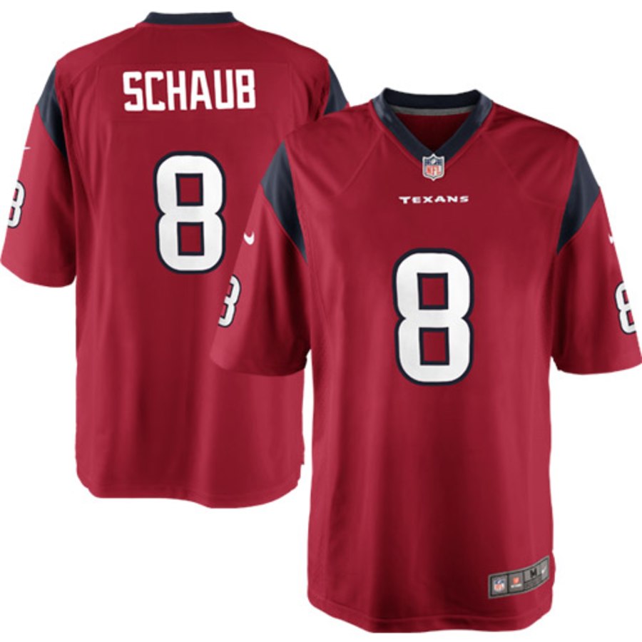 Nike Matt Schaub Houston Texans Youth Game Jersey Red