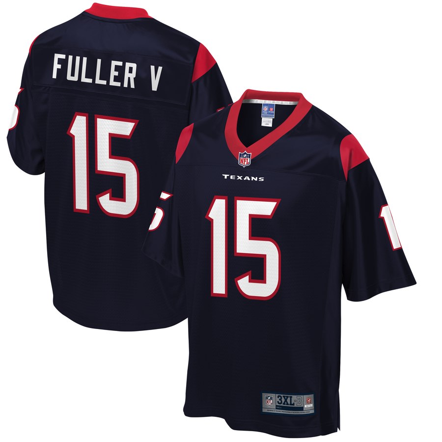 Mens Houston Texans Will Fuller NFL Pro Line Navy Big And Tall Player Jersey