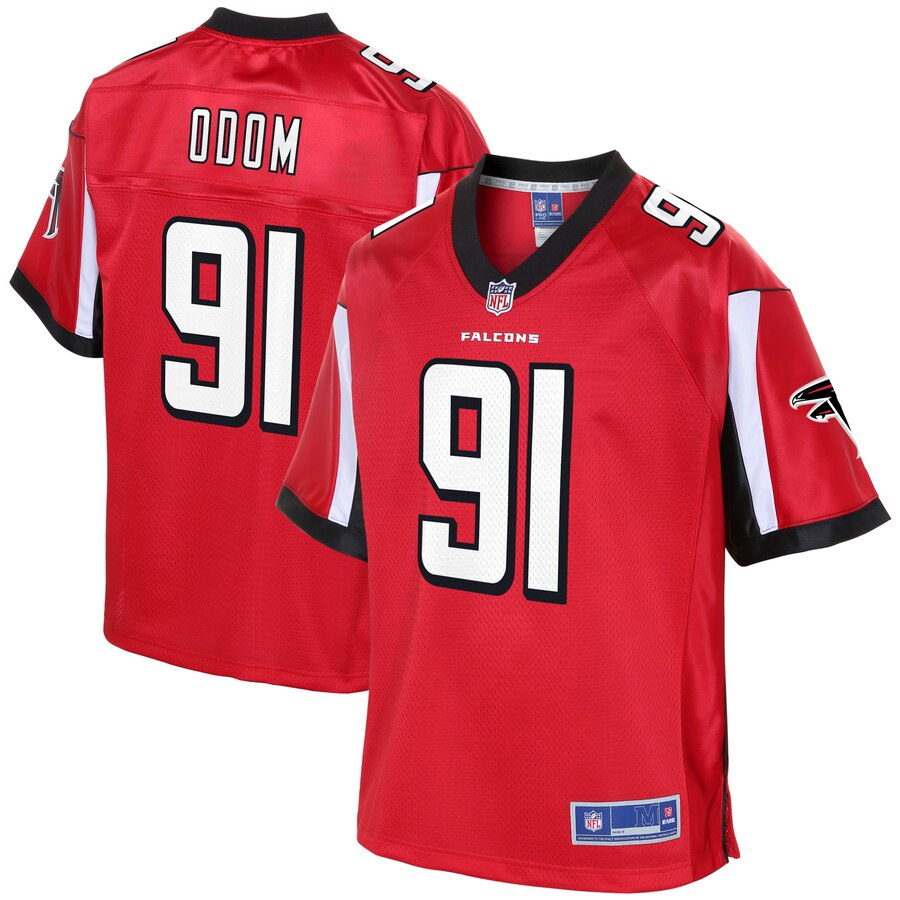 Youth Atlanta Falcons Chris Odom NFL Pro Line Red Player Jersey