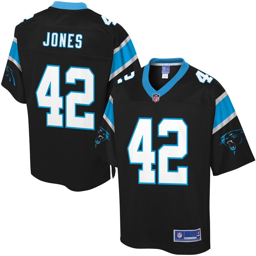 Youth Carolina Panthers Colin Jones NFL Pro Line Team Color Black Jersey