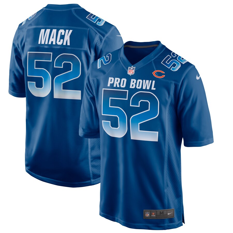 Men's NFC Khalil Mack Nike Royal 2019 Pro Bowl Game Jersey