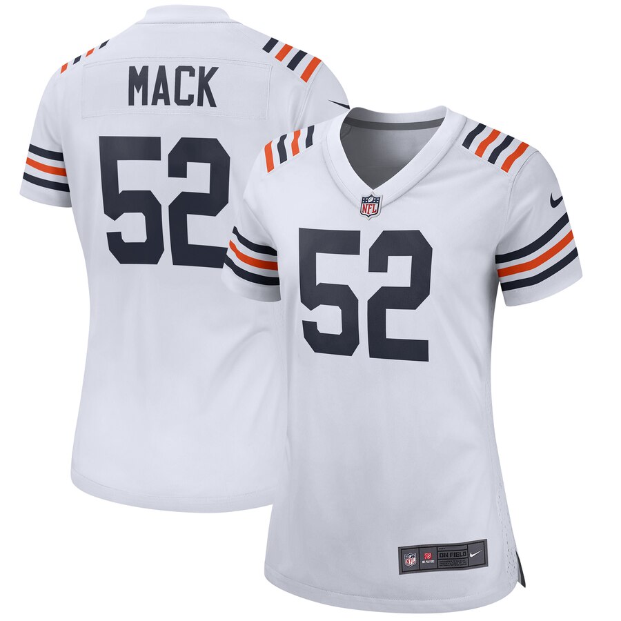 Women's Chicago Bears Khalil Mack Nike White 2019 Alternate Classic Game Jersey