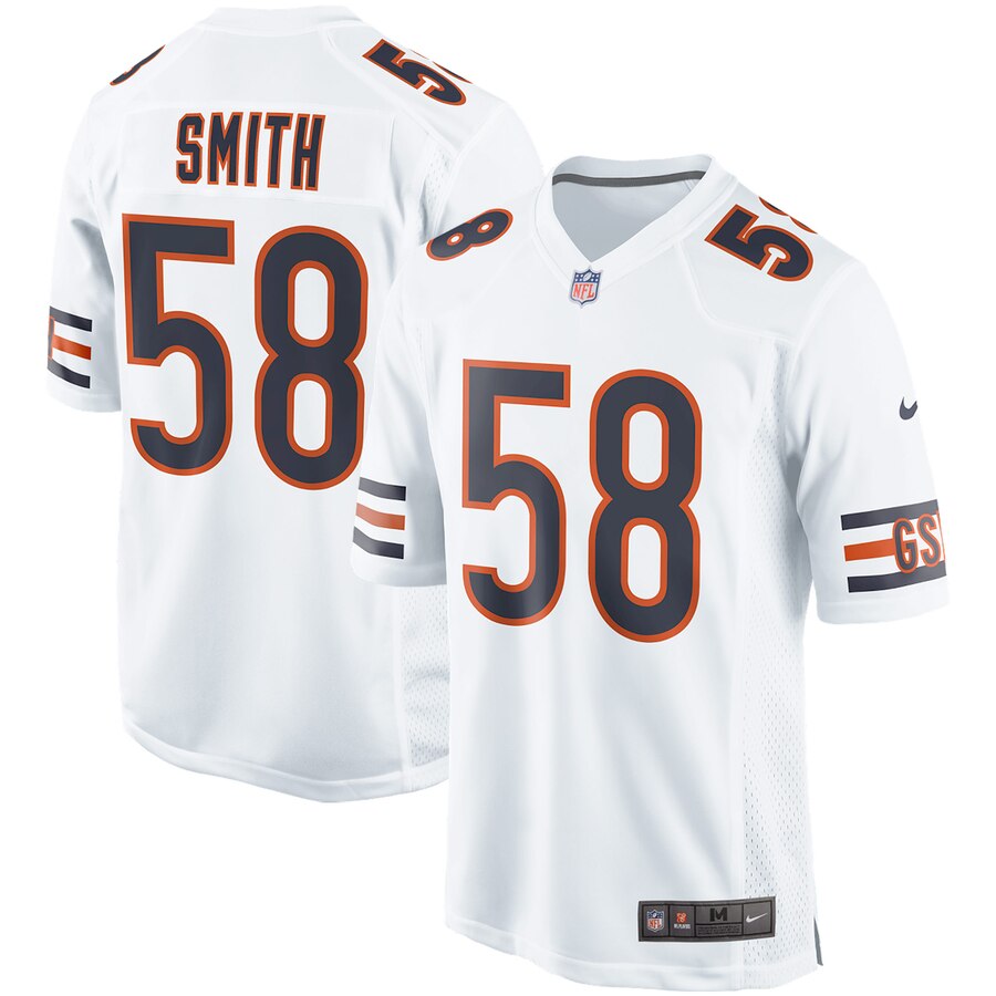 Men's Chicago Bears Roquan Smith Nike White Event Game Jersey