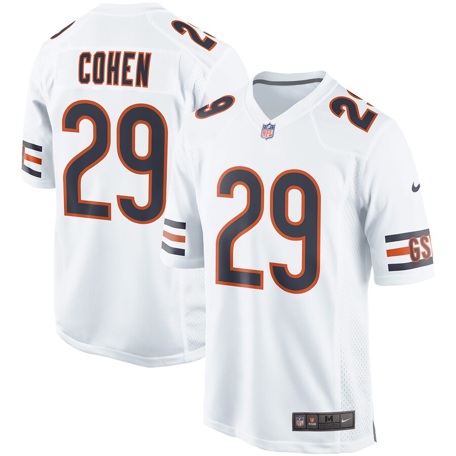 Men's Chicago Bears Tarik Cohen Nike White Event Game Jersey