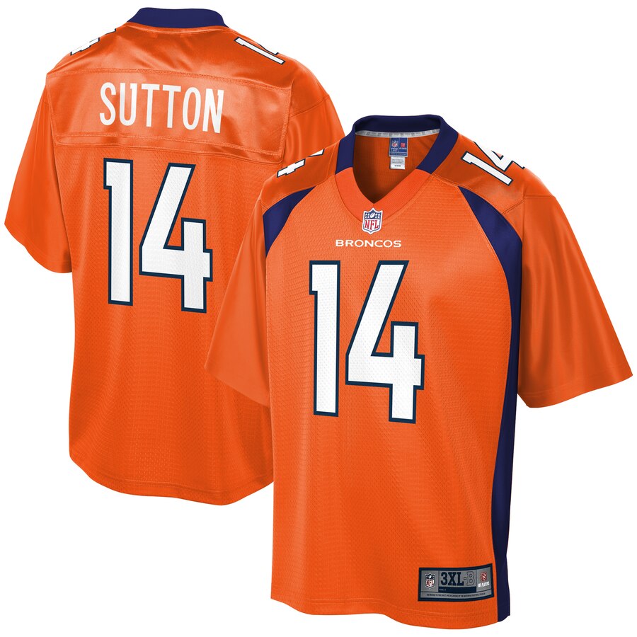 Men's Denver Broncos Courtland Sutton NFL Pro Line Orange Big & Tall Player Jersey