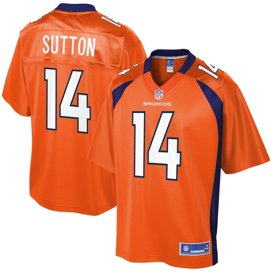 Men's Denver Broncos Courtland Sutton NFL Pro Line Orange Player Jersey