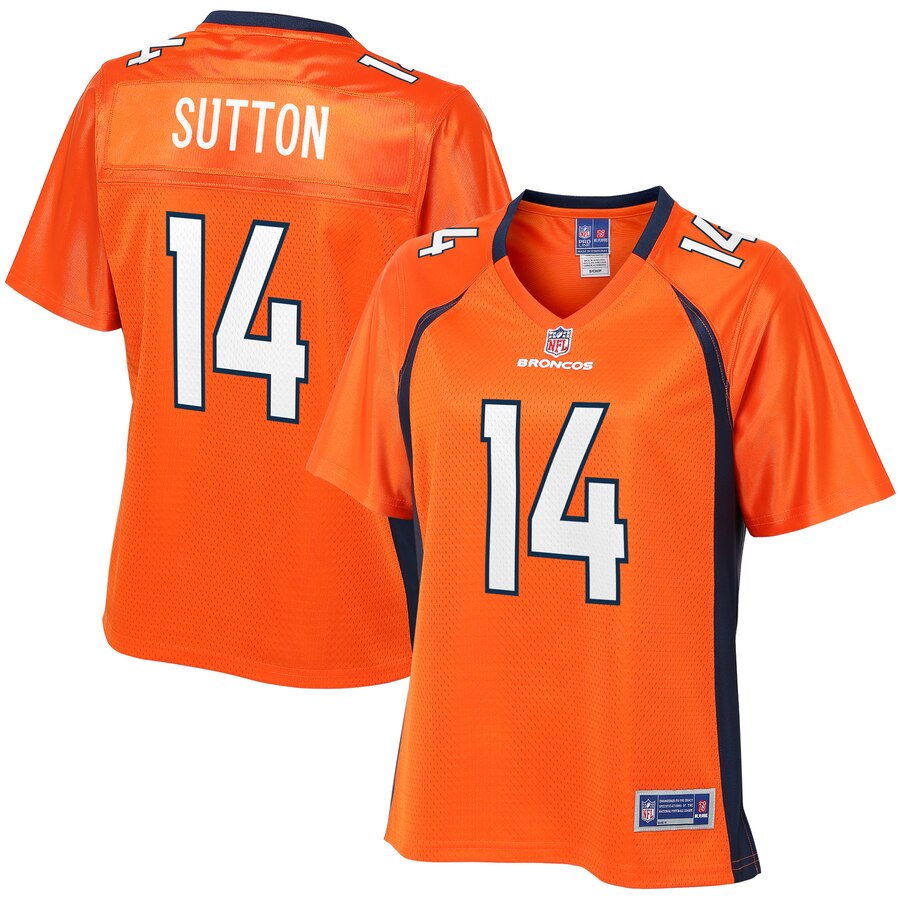 Women's Denver Broncos Courtland Sutton NFL Pro Line Orange Player Jersey