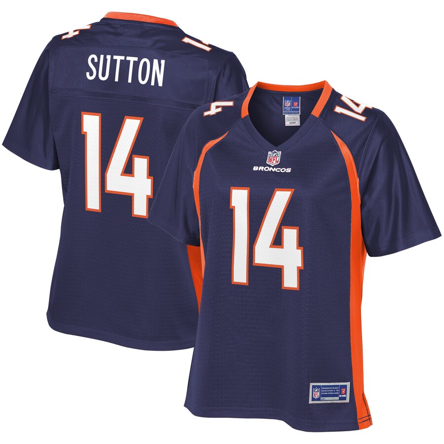 Women's Denver Broncos Courtland Sutton NFL Pro Line Navy Alternate Player Jersey