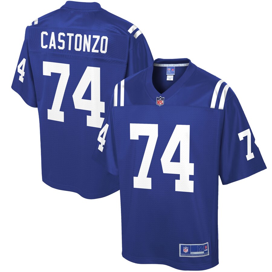 Men's Indianapolis Colts Anthony Castonzo NFL Pro Line Royal Player Jersey