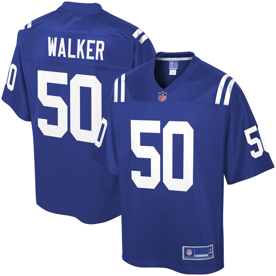 Men's Indianapolis Colts Anthony Walker NFL Pro Line Royal Player Jersey