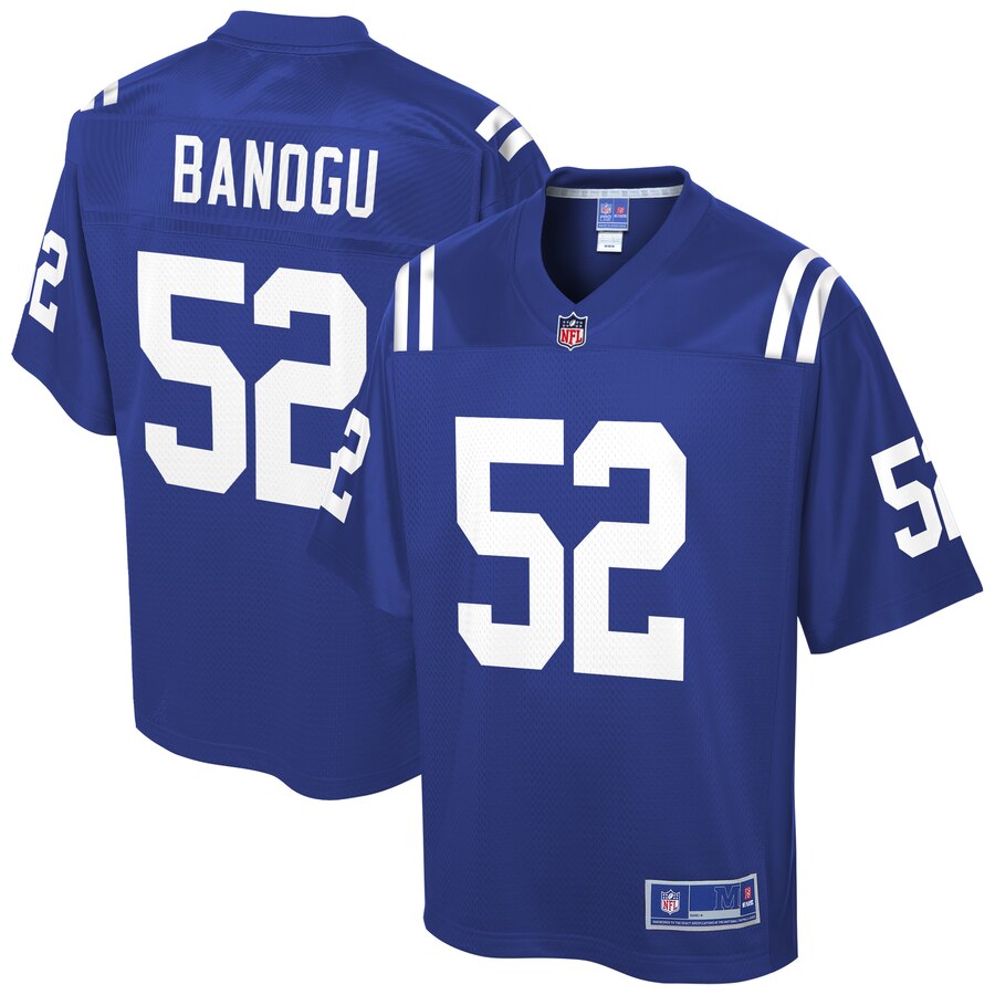 Men's Indianapolis Colts Ben Banogu NFL Pro Line Royal Team Player Jersey