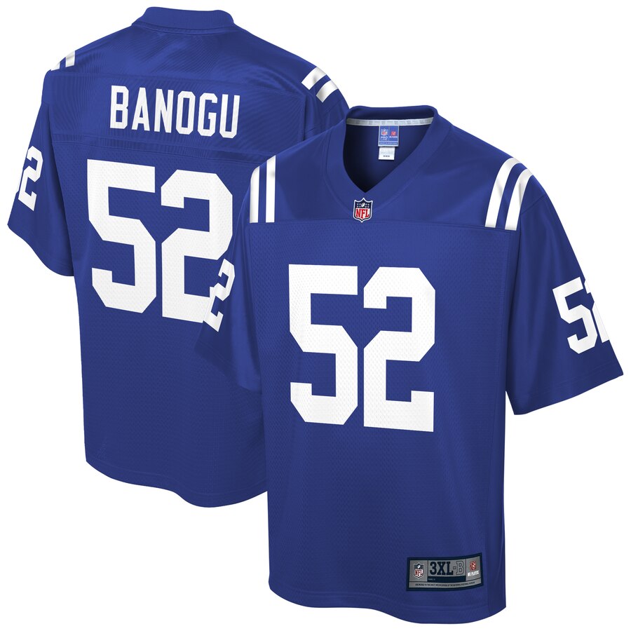 Men's Indianapolis Colts Ben Banogu NFL Pro Line Royal Big & Tall Team Player Jersey