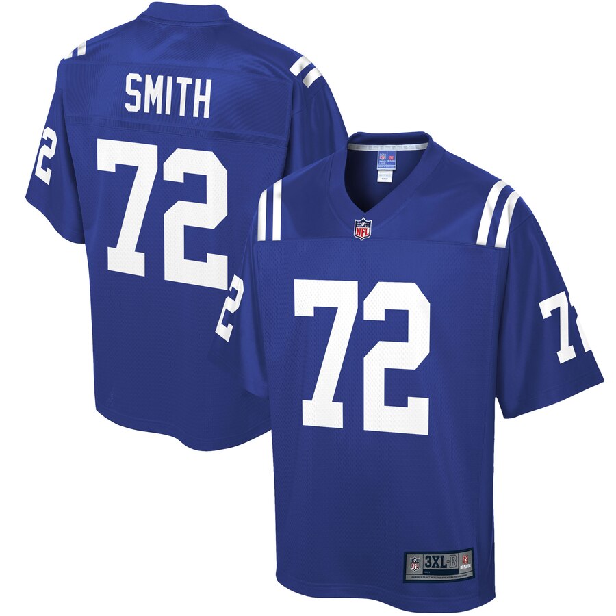 Men's Indianapolis Colts Braden Smith NFL Pro Line Royal Big & Tall Player Jersey