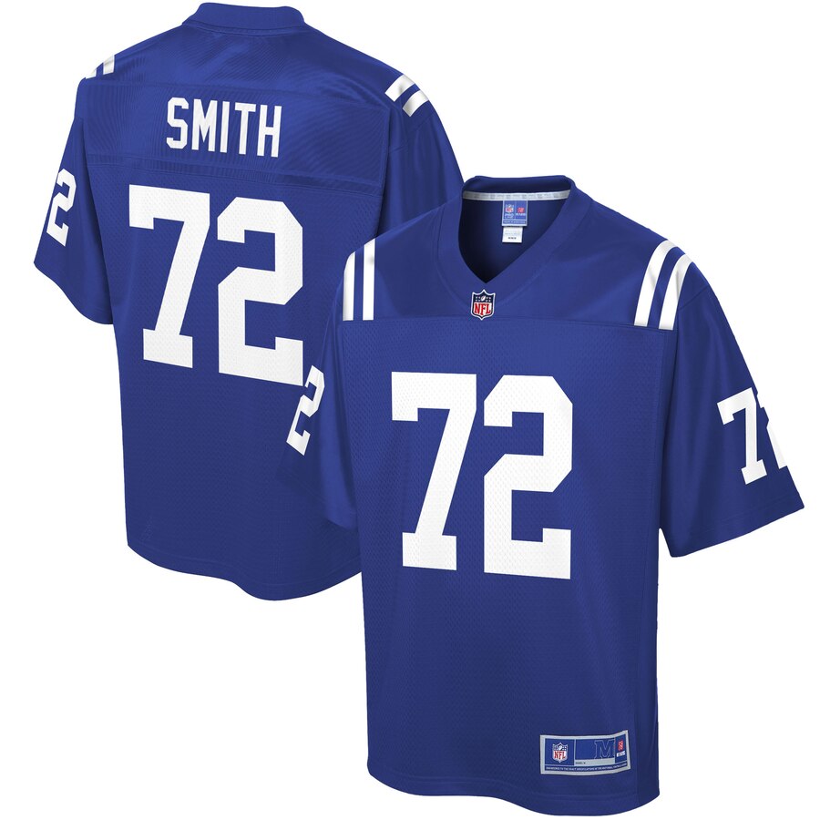 Men's Indianapolis Colts Braden Smith NFL Pro Line Royal Player Jersey