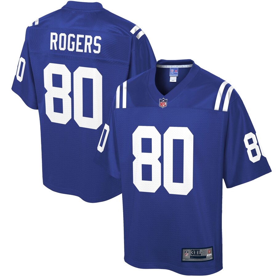 Men's Indianapolis Colts Chester Rogers NFL Pro Line Royal Big & Tall Player Jersey