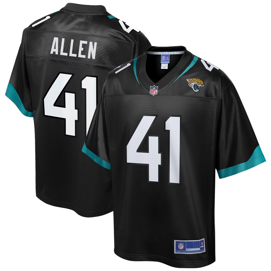 Men's Jacksonville Jaguars Josh Allen NFL Pro Line Black Player Jersey