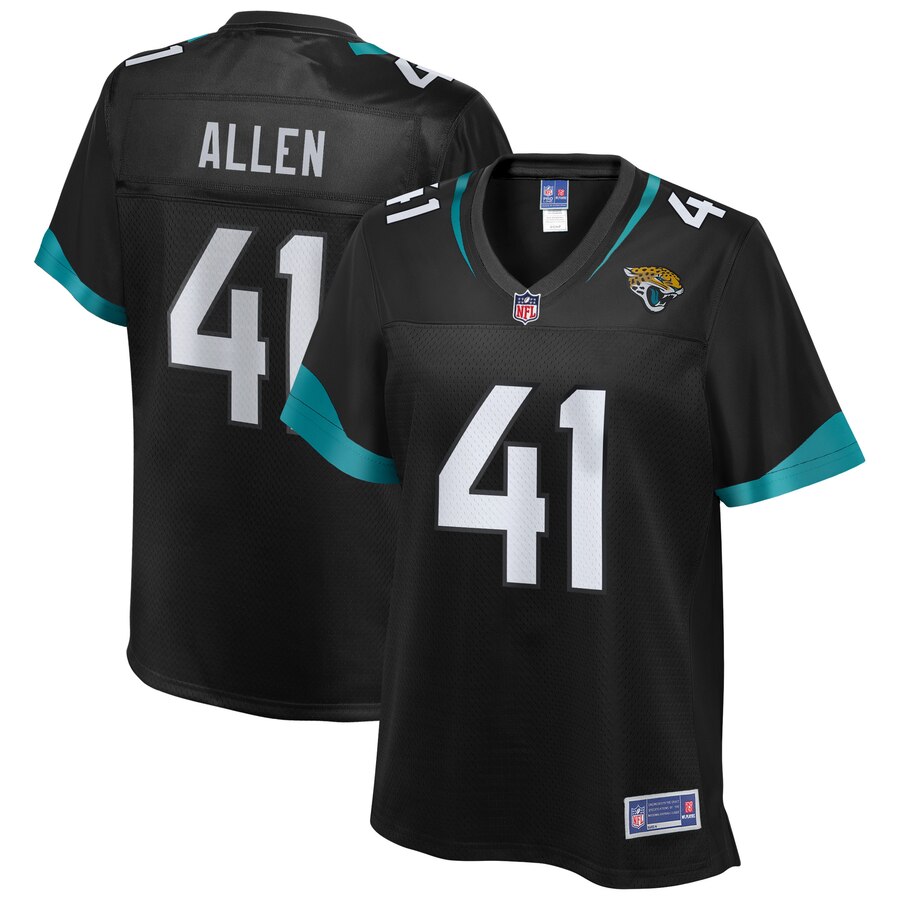 Women's Jacksonville Jaguars Josh Allen NFL Pro Line Black Player Jersey