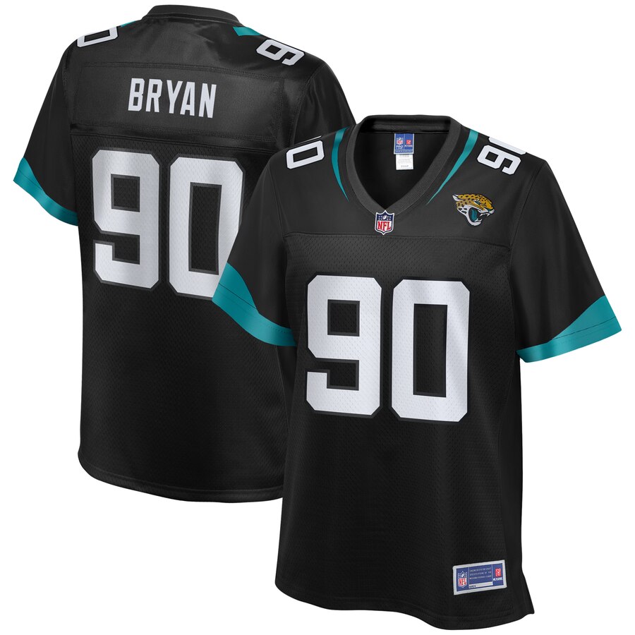 Women's Jacksonville Jaguars Taven Bryan NFL Pro Line Black Team Player Jersey