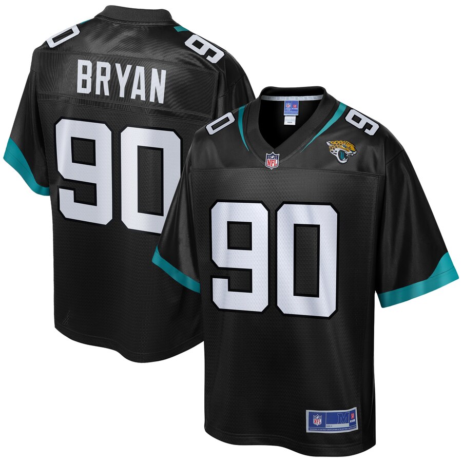 Youth Jacksonville Jaguars Taven Bryan NFL Pro Line Black Team Player Jersey