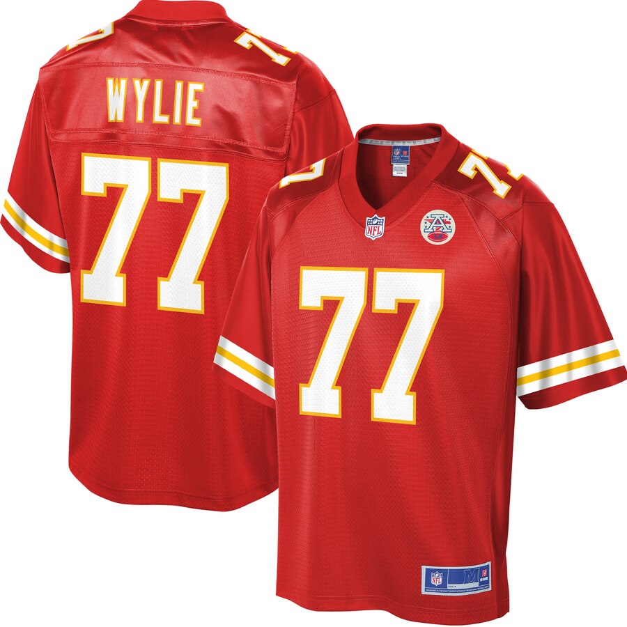 Youth Kansas City Chiefs Andrew Wylie NFL Pro Line Red Player Jersey