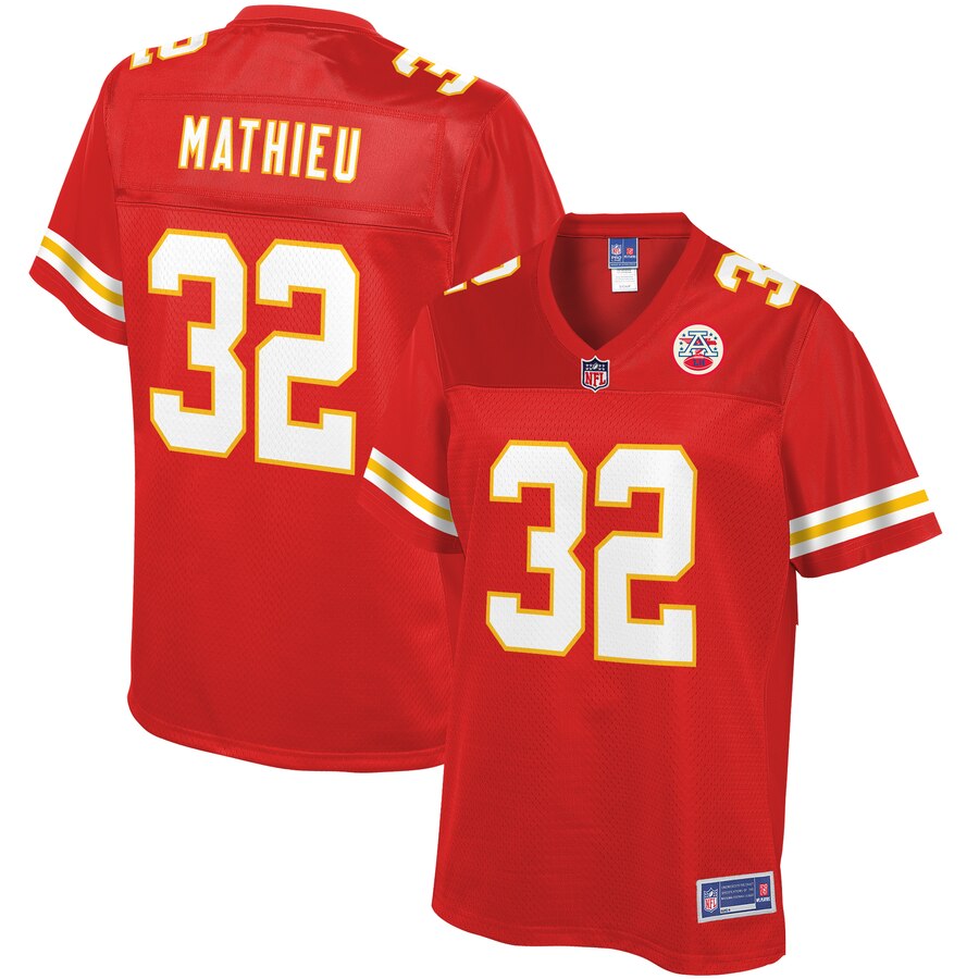 Women's Kansas City Chiefs Tyrann Mathieu NFL Pro Line Red Player Jersey