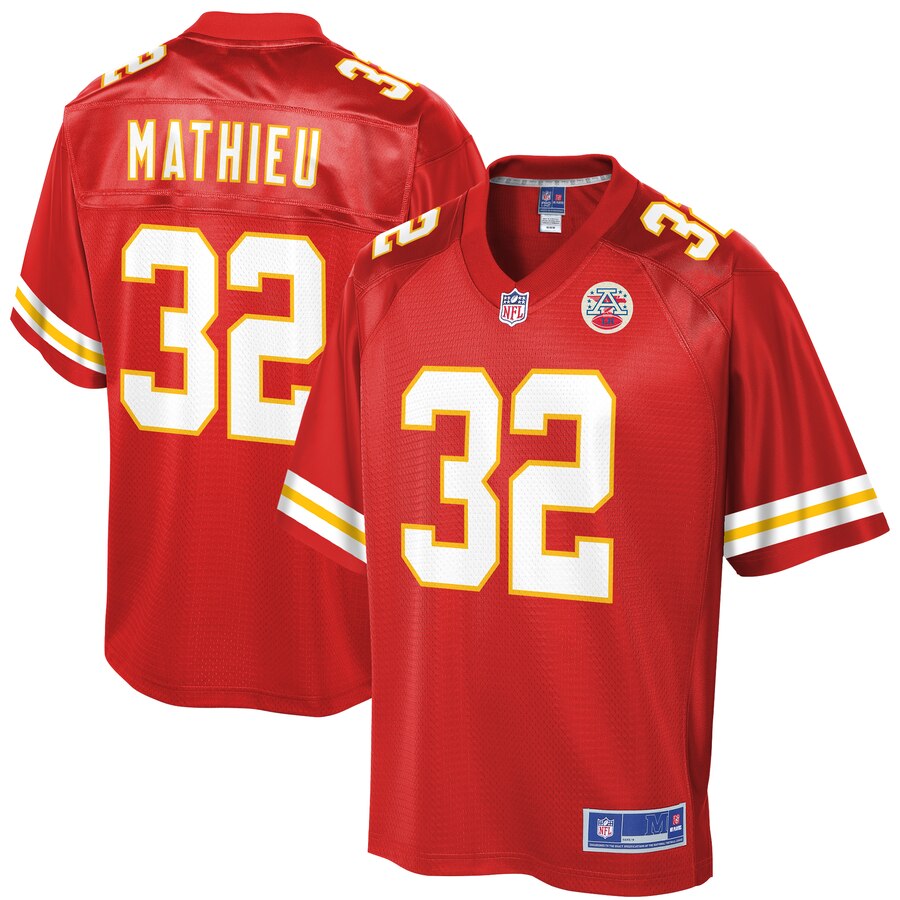 Youth Kansas City Chiefs Tyrann Mathieu NFL Pro Line Red Player Jersey