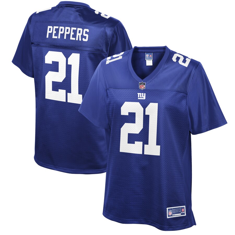 Women's New York Giants Jabrill Peppers NFL Pro Line Royal Team Player Jersey