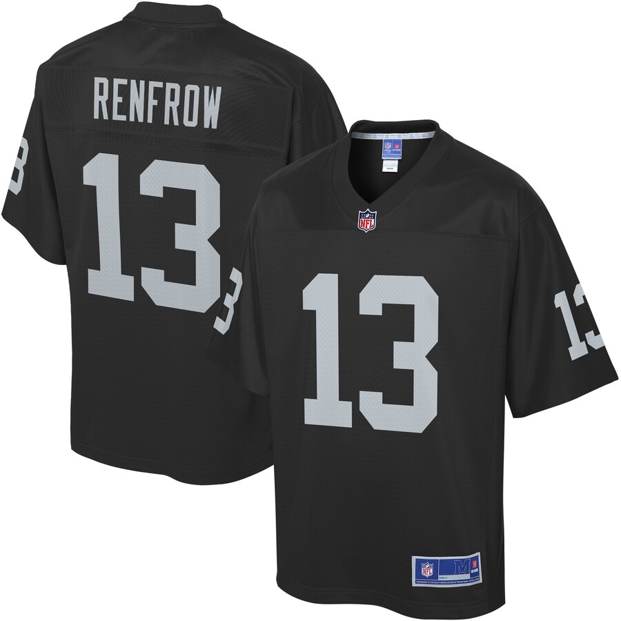 Men's Oakland Raiders Hunter Renfrow NFL Pro Line Black Player Jersey