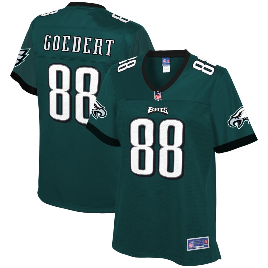 Women's Philadelphia Eagles Dallas Goedert NFL Pro Line Midnight Green Player Jersey