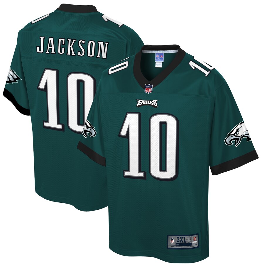 Men's Philadelphia Eagles DeSean Jackson NFL Pro Line Midnight Green Big & Tall Player Jersey