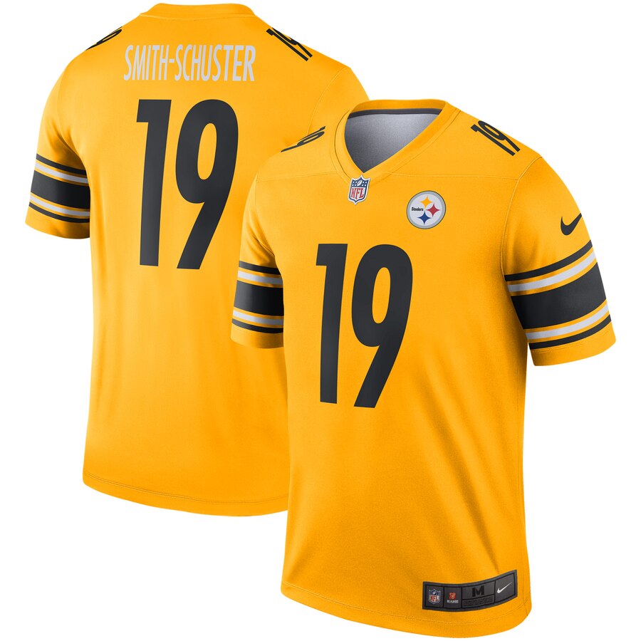 Men's Pittsburgh Steelers JuJu Smith-Schuster Nike Gold Inverted Legend Jersey