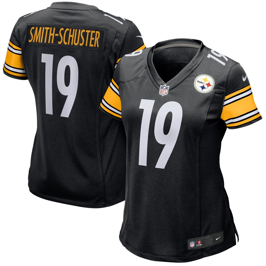 Women's Pittsburgh Steelers JuJu Smith-Schuster Nike Black Game Jersey