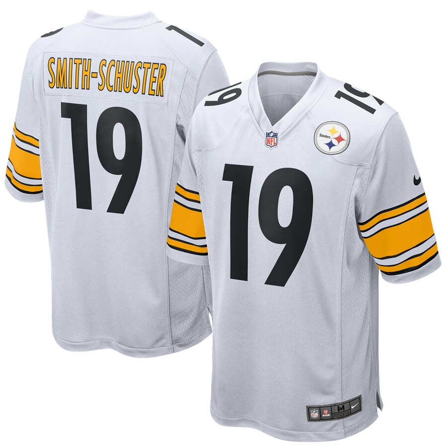 Youth Pittsburgh Steelers JuJu Smith-Schuster Nike White 2018 Game Jersey