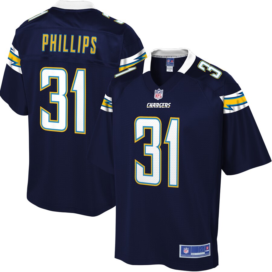 Men's Los Angeles Chargers Adrian Phillips NFL Pro Line Navy Big & Tall Jersey